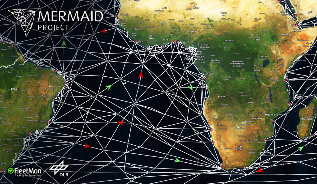 美人魚(yú)路由網(wǎng)絡(luò) - 巴西 - 南非 -  Africa_Satellite