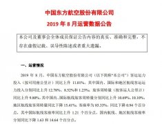 東航8月新開5條航線 旅客周轉(zhuǎn)量同比上升9.8%-深圳貨運公司