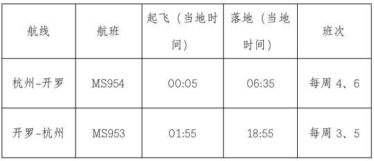 杭州直飛開羅航線11月開通 航線網(wǎng)絡(luò)實現(xiàn)覆蓋五大洲（附圖）-迪拜國際快遞