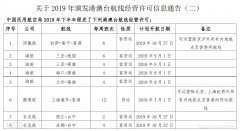 hs編碼查詢-民航局發(fā)布2019年港澳臺(tái)航線經(jīng)營(yíng)許可信息通告