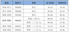 空運查詢夏秋航季西部航空將新開多條航線（附圖）