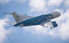 世界最大客改貨飛機A380降落天津機場